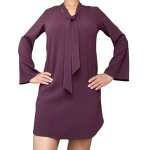 Chelsea 28 Womens Dress Size XS Maroon Purple Tunic Knee Length